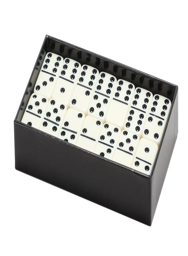 CHH Double Six Professional Dominoes - White with Black Dots, Case Color May Very - Image 2